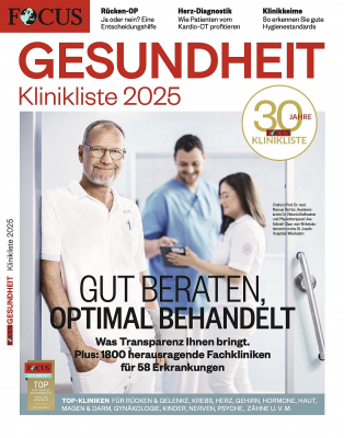 Cover Magazin Focus Gesundheit 2025